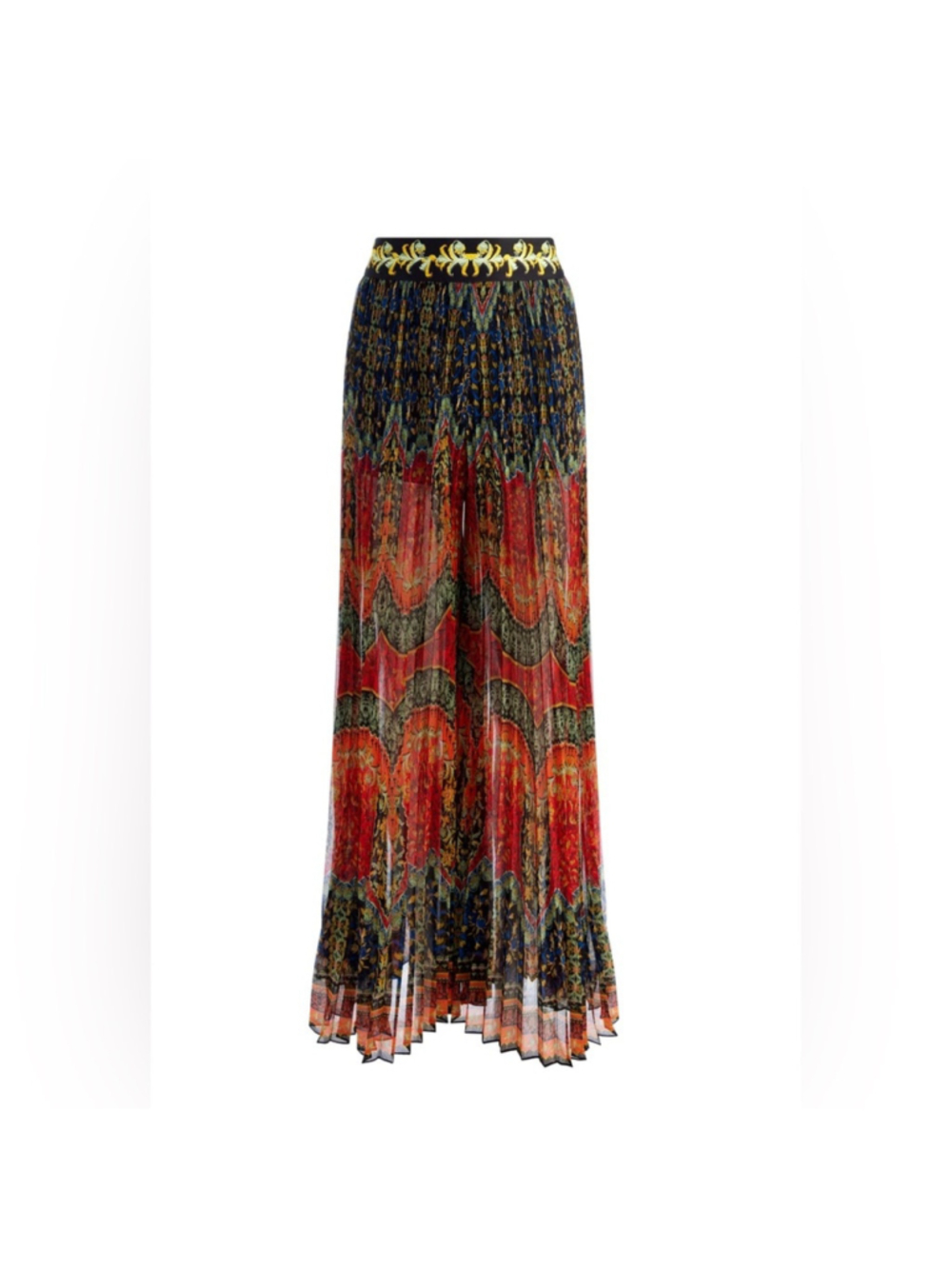 Alice + Olivia Copen Pleated Love Note Palazzo Wide Leg Pants 2 NWT - Picture 3 of 8